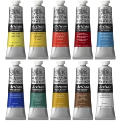 Winsor & Newton Zestaw farb olejnych w tubkach Artisan - - 10 kolorów x 37 ml ><noscript><img width=