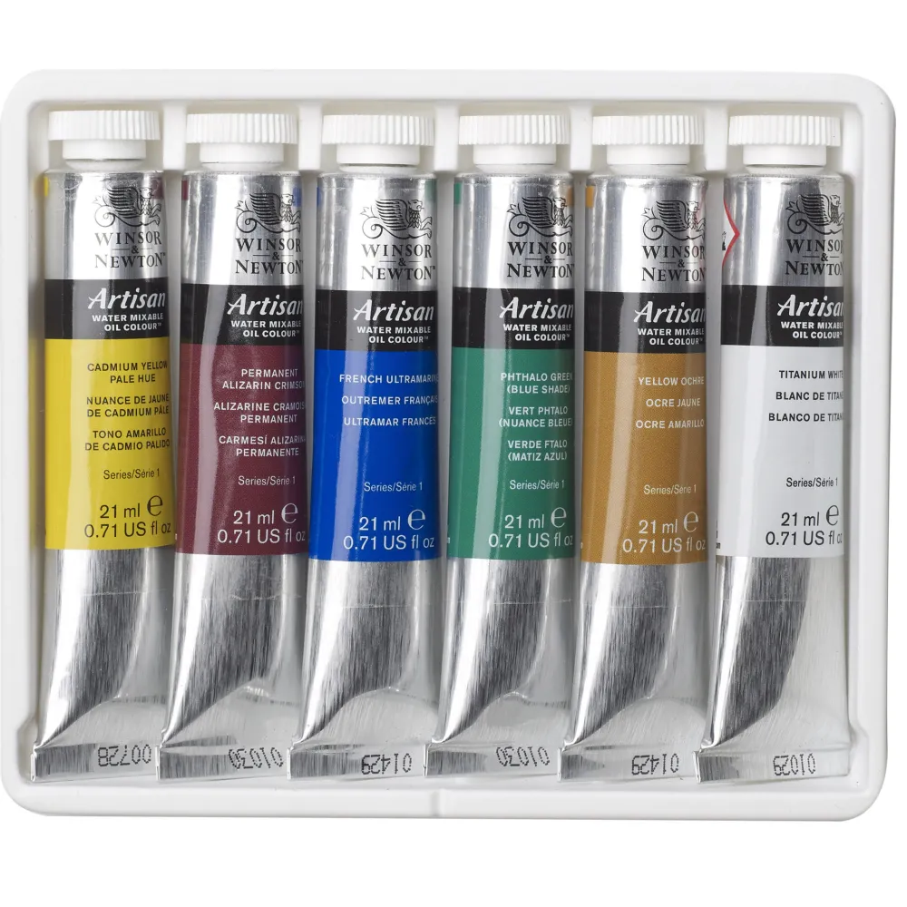 Winsor & Newton Zestaw farb olejnych w tubkach Artisan - Winsor&Newton - 6 kolorów x 21 ml