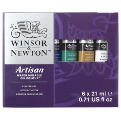 Winsor & Newton Zestaw farb olejnych w tubkach Artisan - Winsor&Newton - 6 kolorów x 21 ml