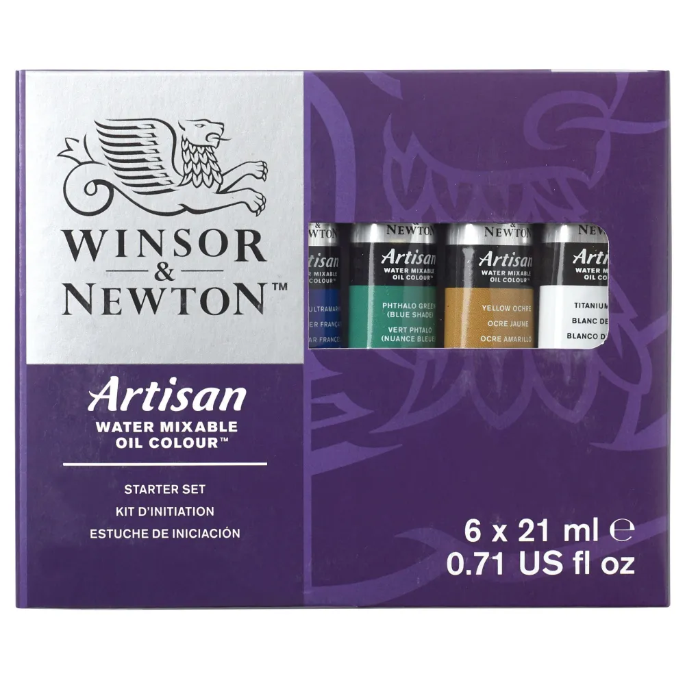 Winsor & Newton Zestaw farb olejnych w tubkach Artisan - Winsor&Newton - 6 kolorów x 21 ml