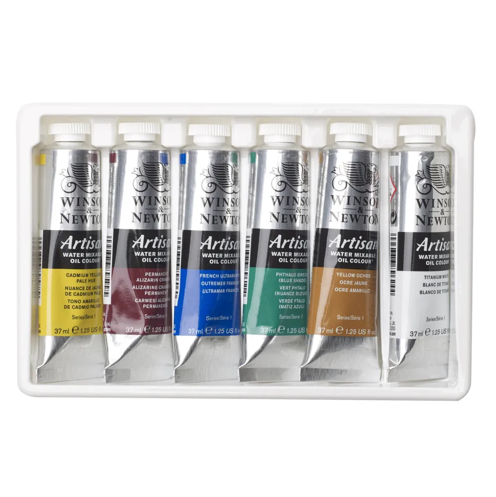 Winsor & Newton Zestaw farb olejnych w tubkach Artisan - Winsor&Newton - 6 kolorów x 37 ml > Farby Olejne|Farby Olejne Wodorozcieńczalne