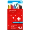 Caran d'Ache Zestaw flamastrów akwarelowych Swisscolor - - 10 kolorów > Markery, Brushpeny I Pisaki