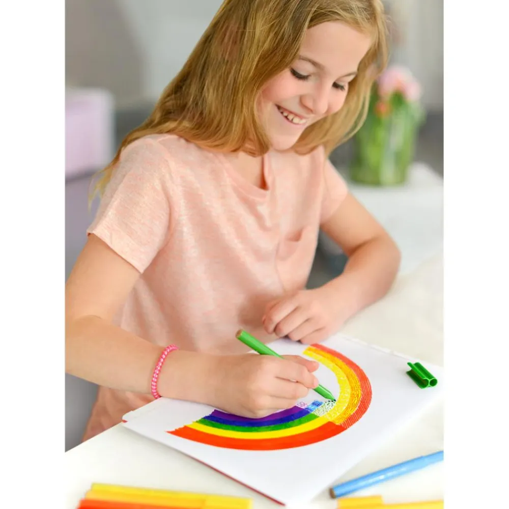 Dzieci Faber-Castell Zestaw flamastrów Connector w walizce - - 60 kolorów