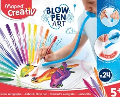 Maped Zestaw flamastrów dmuchanych Blow Pen Art - - 24 kolory ><noscript><img width=