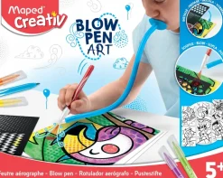 Dzieci Maped Zestaw flamastrów dmuchanych Blow Pen Pop Art - - 6 kolorów