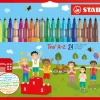 Stabilo Zestaw flamastrów Trio A-Z - - 24 kolory > Dzieci Flamastry Dla Dzieci