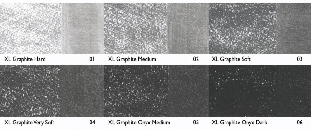 Derwent Zestaw grafitów naturalnych Graphite XL w sztyfcie - - 6 szt.