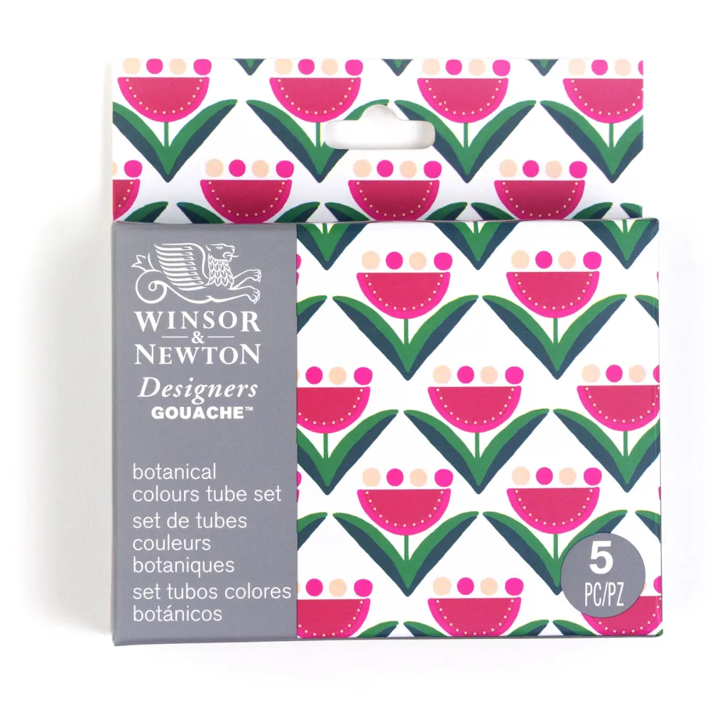 Winsor & Newton Zestaw gwaszy Designers Botanical - - 5 x 14 ml