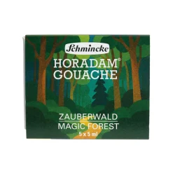 Schmincke Zestaw gwaszy Horadam Magic Forest - - 5 kolorów x 5 ml