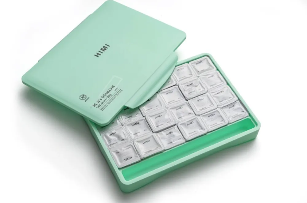 HIMI Zestaw gwaszy Jelly Cup Green - - 24 szt.