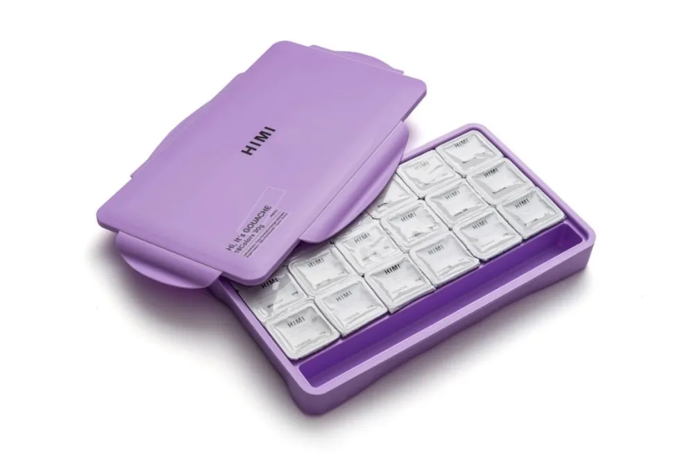 HIMI Zestaw gwaszy Jelly Cup Pastel - - 18 szt.