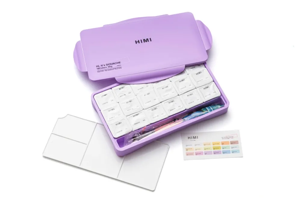HIMI Zestaw gwaszy Jelly Cup Pastel - - 18 szt.