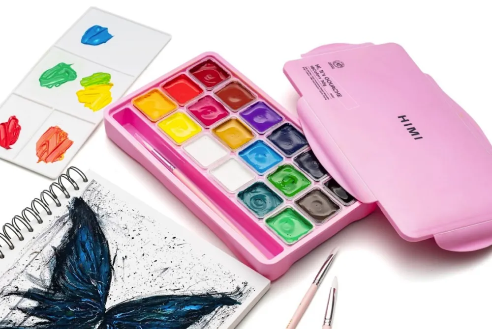 HIMI Zestaw gwaszy Jelly Cup Pink - - 18 szt.
