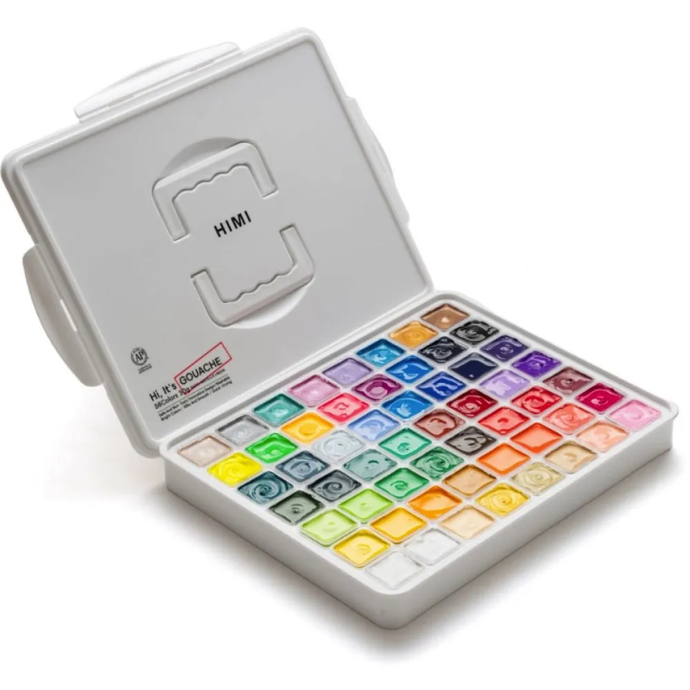 HIMI Zestaw gwaszy Jelly Cup White - - 56 szt.