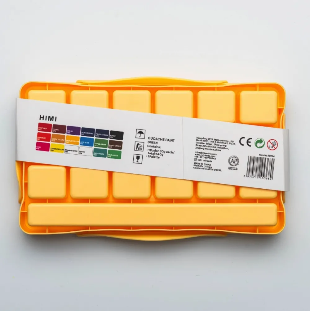 HIMI Zestaw gwaszy Jelly Cup Yellow - - 18 szt.