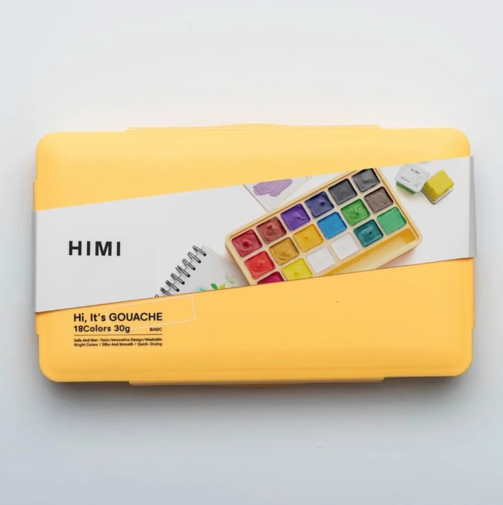 HIMI Zestaw gwaszy Jelly Cup Yellow - - 18 szt.