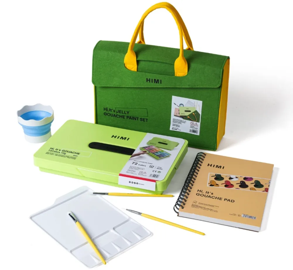 HIMI Zestaw gwaszy Twin Cup Apple Green Go Pack - - 72 szt. > Farby Gwasze I Tempery