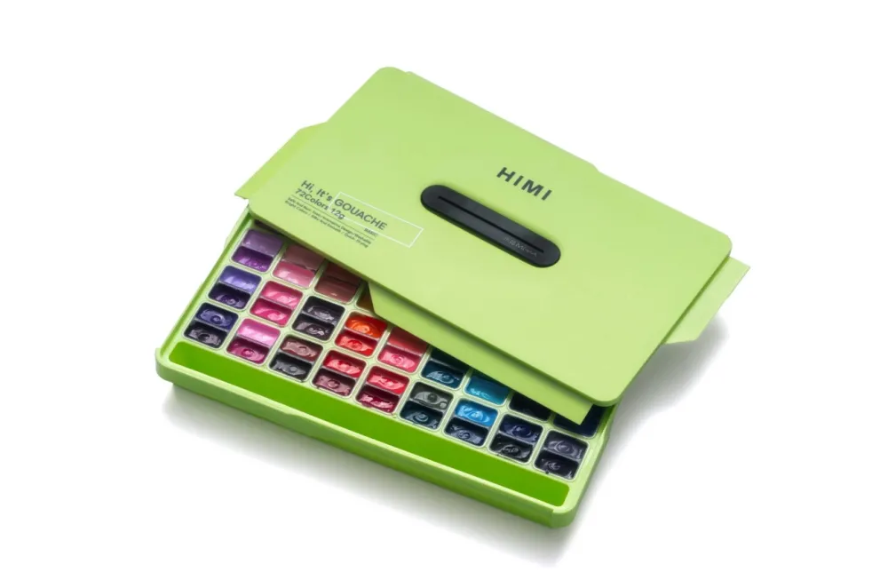 HIMI Zestaw gwaszy Twin Cup Apple Green - - 72 szt. > Farby Gwasze I Tempery