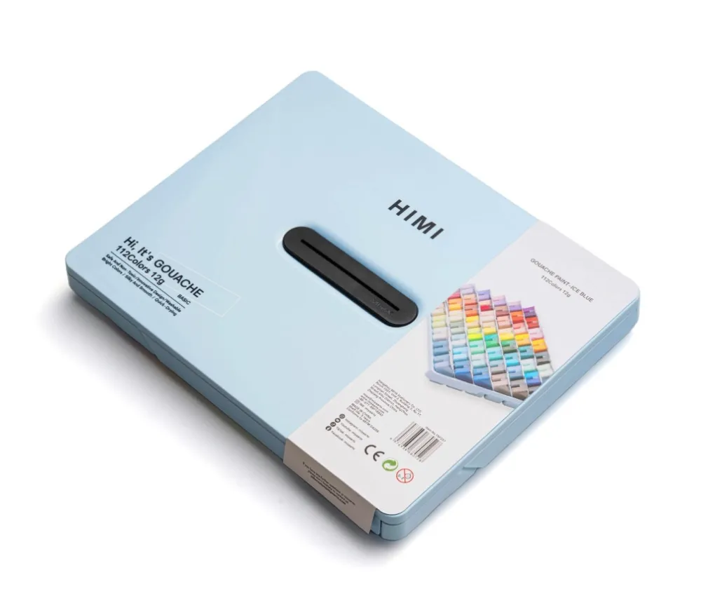 HIMI Zestaw gwaszy Twin Cup Ice Blue - - 112 szt. > Farby Gwasze I Tempery