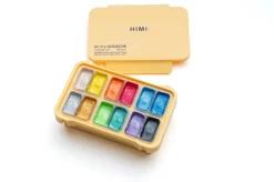 HIMI Zestaw gwaszy Twin Cup Metallic - - 12 szt. ><noscript><img width=
