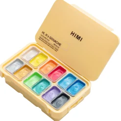 HIMI Zestaw gwaszy Twin Cup Metallic - - 12 szt. ><noscript><img width=