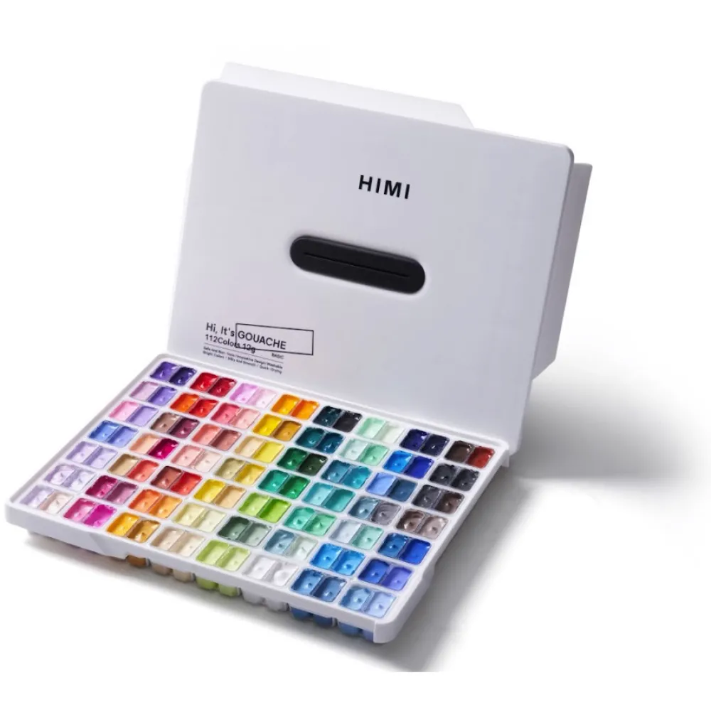 HIMI Zestaw gwaszy Twin Cup White - - 112 szt.