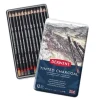 Derwent Zestaw kolorowych węgli w kredce Tinted Charcoal - - 12 szt. > Węgle Rysunkowe
