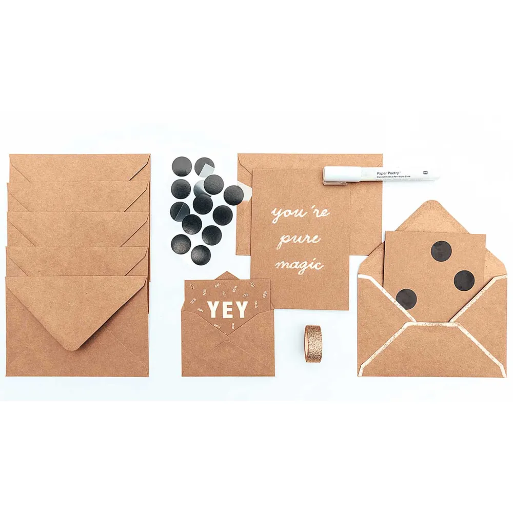 Rico Design Zestaw kopert i kart - Paper Poetry - Tropic, B6, 18 szt. > Zestawy Kopert I Kart