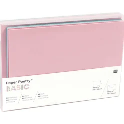 Rico Design Zestaw kopert i kart - Paper Poetry - Tropic, B6, 18 szt. ><noscript><img width=