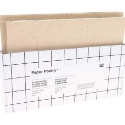 Rico Design Zestaw kopert i kart - Paper Poetry - Cappuccino, B6, 10 szt.