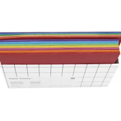 Rico Design Zestaw kopert i kart Rainbow - Paper Poetry - Classic, B6, 14 szt.