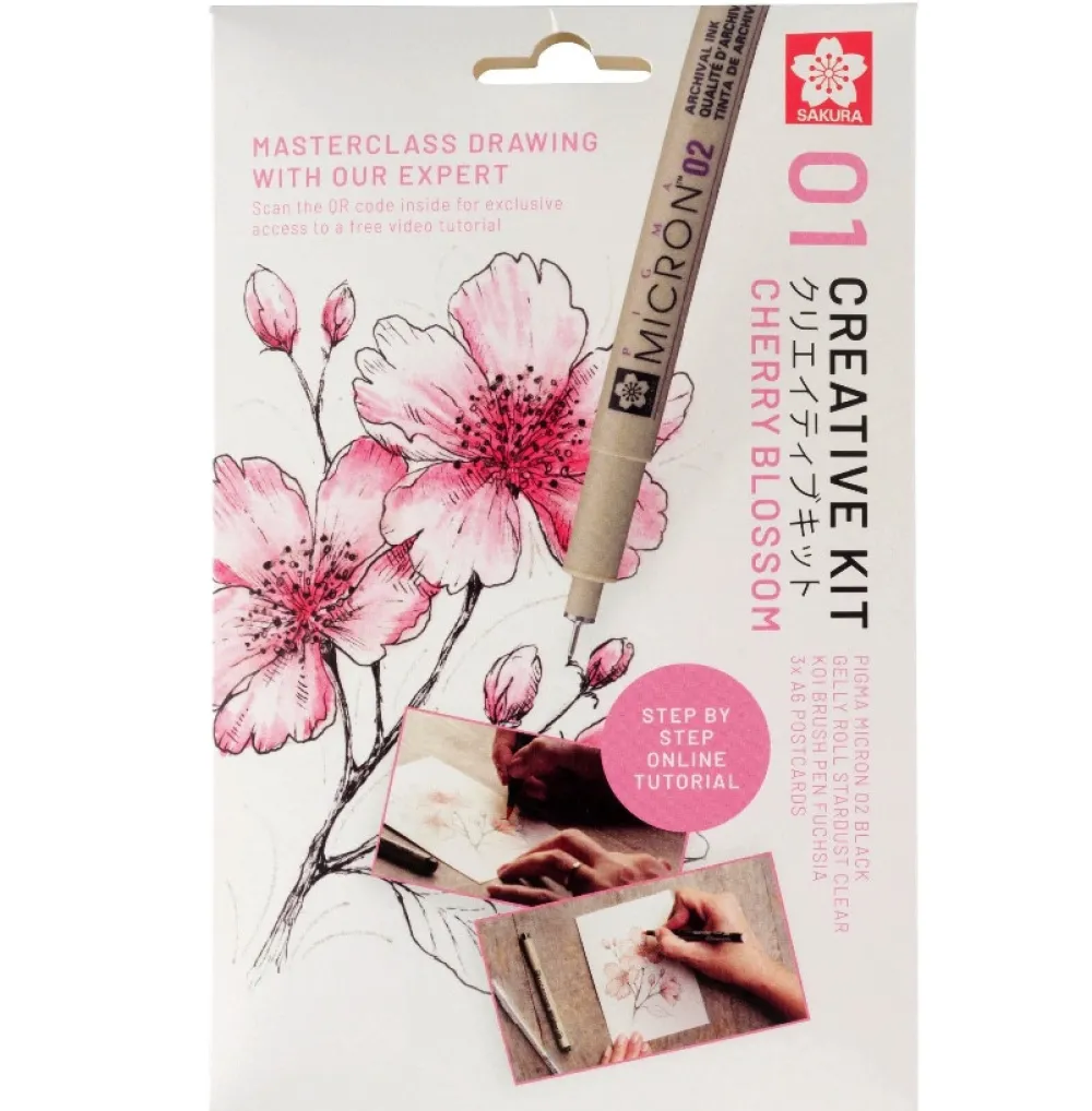 Sakura Zestaw kreatywny Cherry Blossom 01 - - 6 szt.