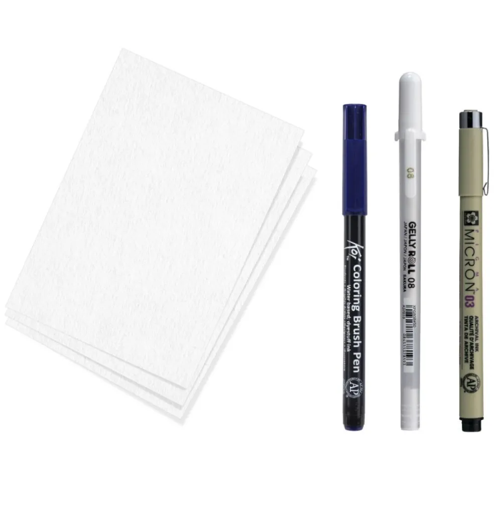 Sakura Zestaw kreatywny Kanagawa 02 - - 6 szt. > Markery, Brushpeny I Pisaki