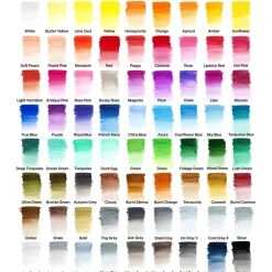 Winsor & Newton Zestaw kredek akwarelowych Studio Collection - - 72 kolory > Kredki