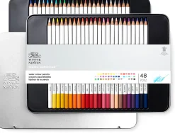 Winsor & Newton Zestaw kredek akwarelowych Studio Collection - - 48 kolorów > Kredki