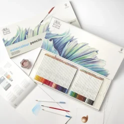 Winsor & Newton Zestaw kredek akwarelowych Watercolour Pencils - - 50 szt.
