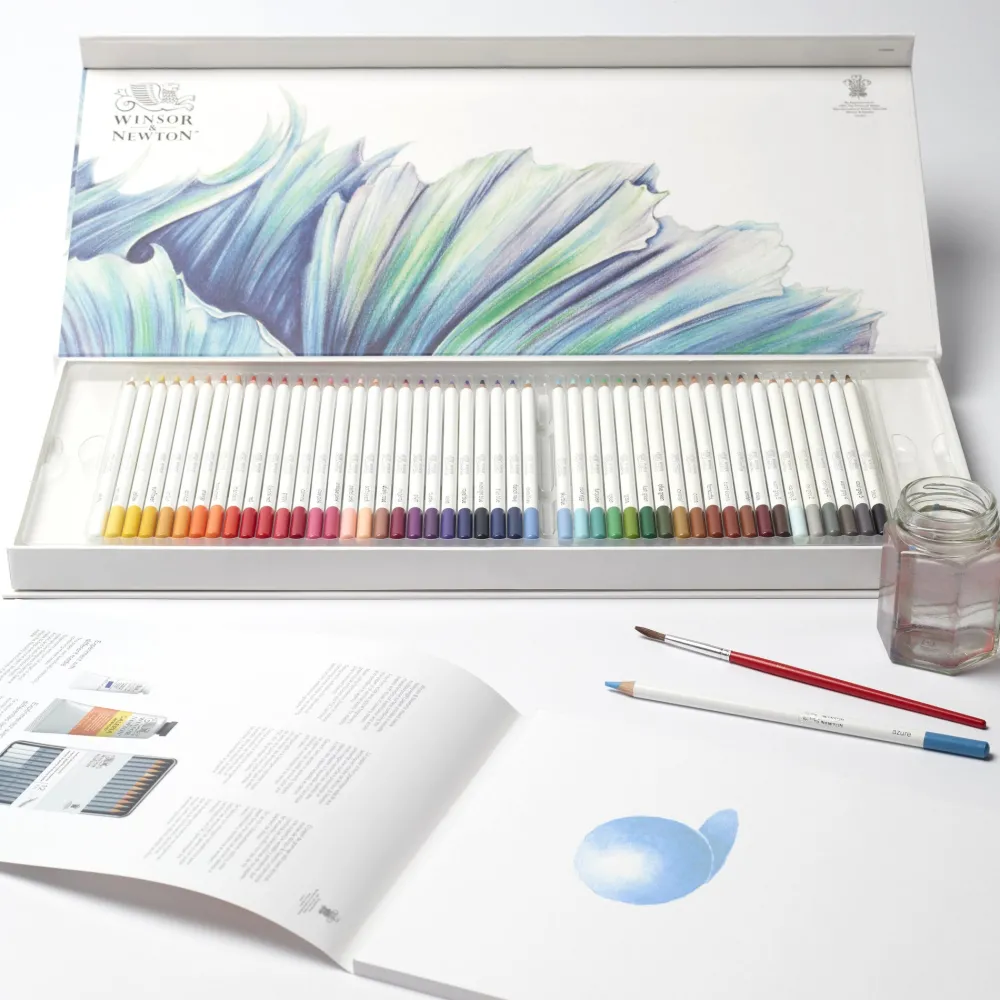 Winsor & Newton Zestaw kredek akwarelowych Watercolour Pencils - - 50 szt.