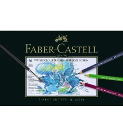 Faber-Castell Zestaw kredek akwarelowych w metalowej kasecie A. Dürer - - 36 kolorów