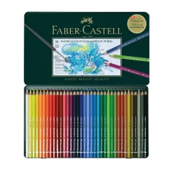 Faber-Castell Zestaw kredek akwarelowych w metalowej kasecie A. Dürer - - 36 kolorów
