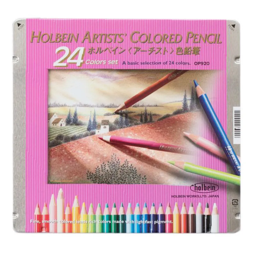 Holbein Zestaw kredek Artists' - - 24 kolory