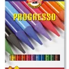 Dzieci KOH-I-NOOR Zestaw kredek bezdrzewnych Progresso - - 12 szt.