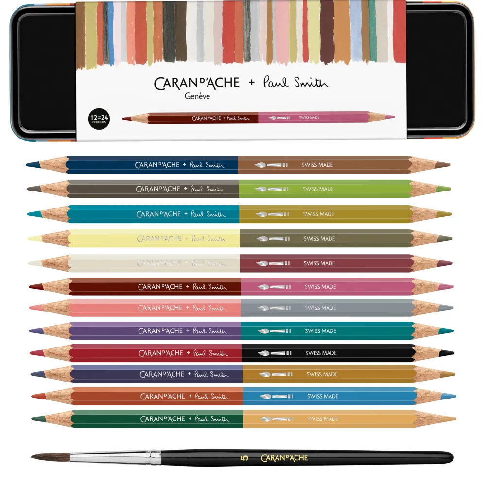 Caran d'Ache Zestaw kredek Bicolor Special Edition Paul Smith - - 12 szt.