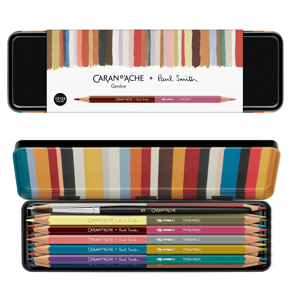 Caran d'Ache Zestaw kredek Bicolor Special Edition Paul Smith - - 12 szt.