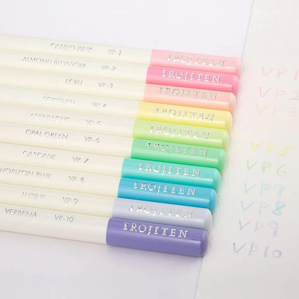 Tombow Zestaw kredek ołówkowych Irojiten, Vol. 8 - - 10 szt.