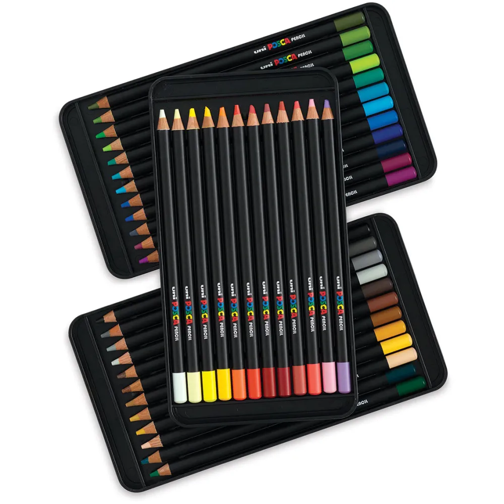 Uni Posca Zestaw kredek ołówkowych Posca Pencil - - 36 kolorów