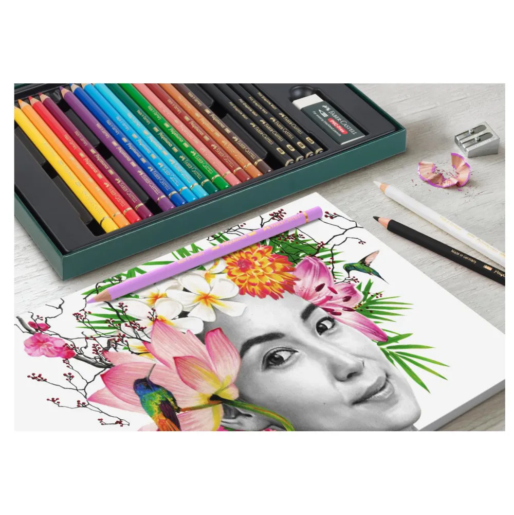 Faber-Castell Zestaw kredek Polychromos i ołówków Pitt Graphite Matt - - 23 szt.