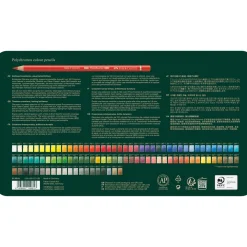Faber-Castell Zestaw kredek Polychromos w metalowym etui - - 102 szt.