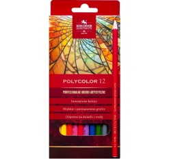 KOH-I-NOOR Zestaw kredek Polycolor - - 12 kolorów > Kredki