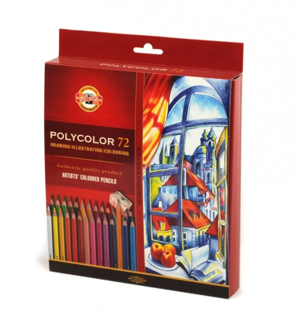KOH-I-NOOR Zestaw kredek Polycolor - - 72 szt.