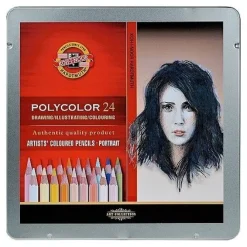 KOH-I-NOOR Zestaw kredek Polycolor - - Portret, 24 szt.